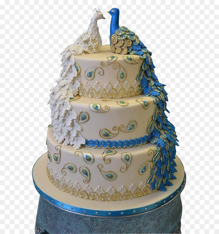 Wedding cake Cupcake torta di Compleanno torta di frutta Torta di decorazione - pavone torta