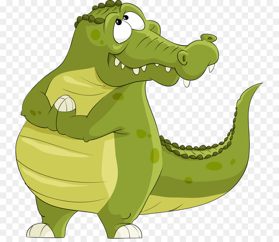 Krokodil Alligator Cartoon Clip art - Cartoon Krokodil
