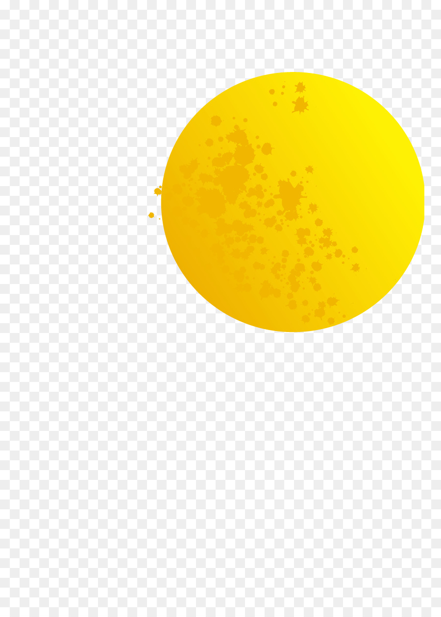 gelb Muster - cartoon Mond