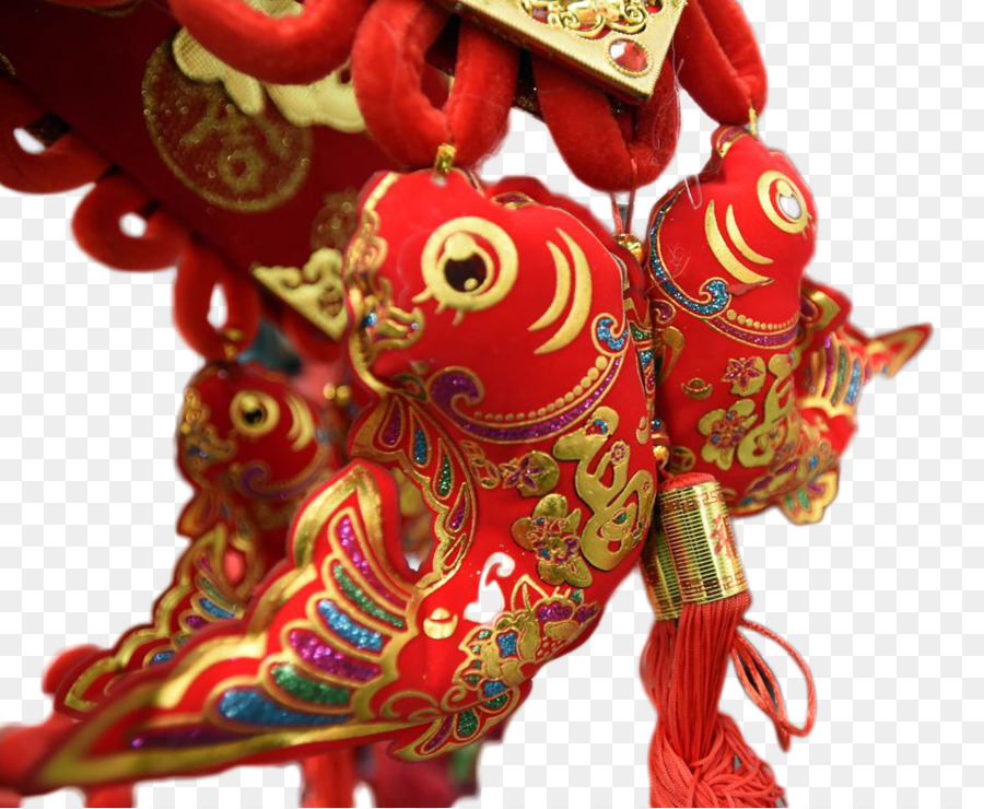 Le Nouvel an Chinois Nuovo Anno Cinese ornamento di Natale - Tradizionale capodanno Cinese, ornamenti di pesce