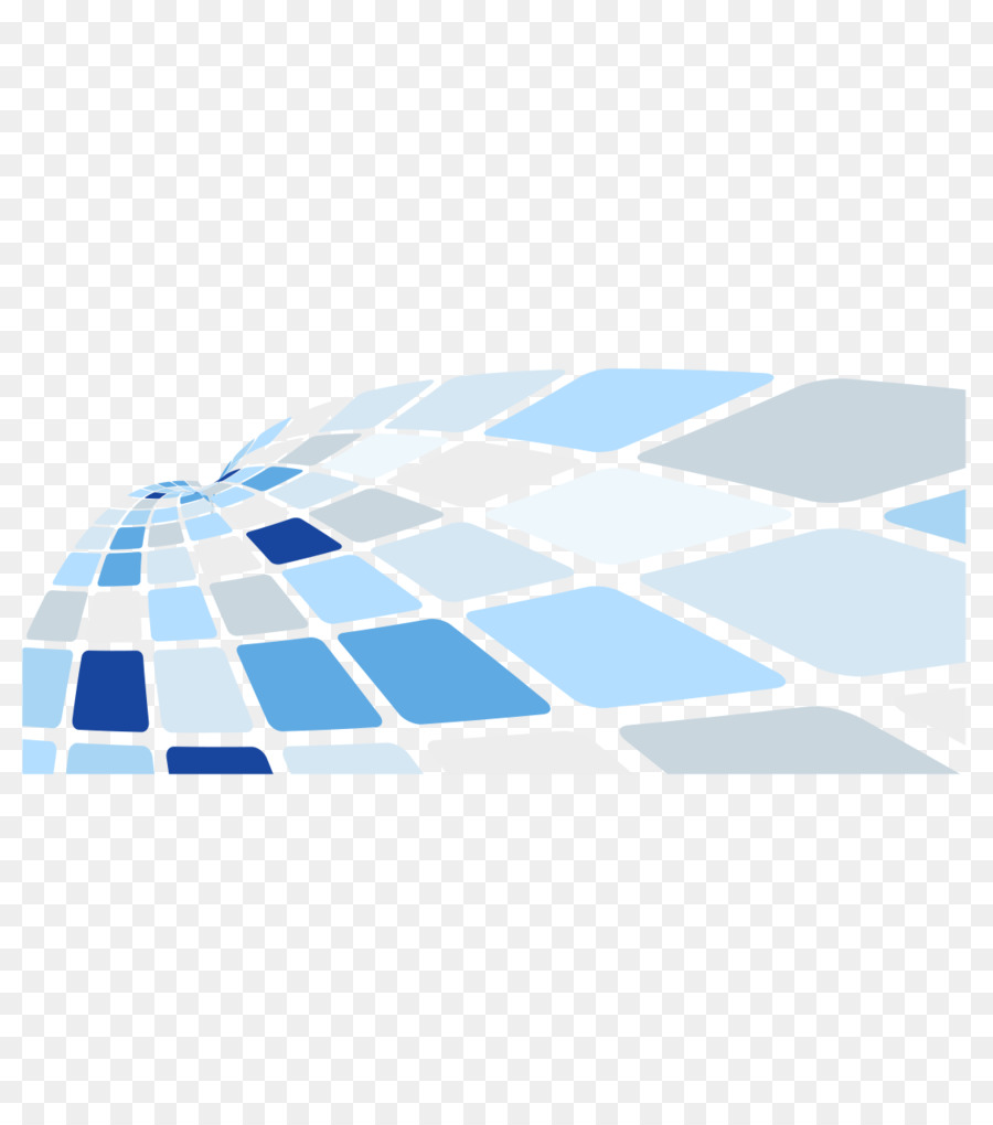 Adobe Illustrator - Blu spazio prospettico mappa