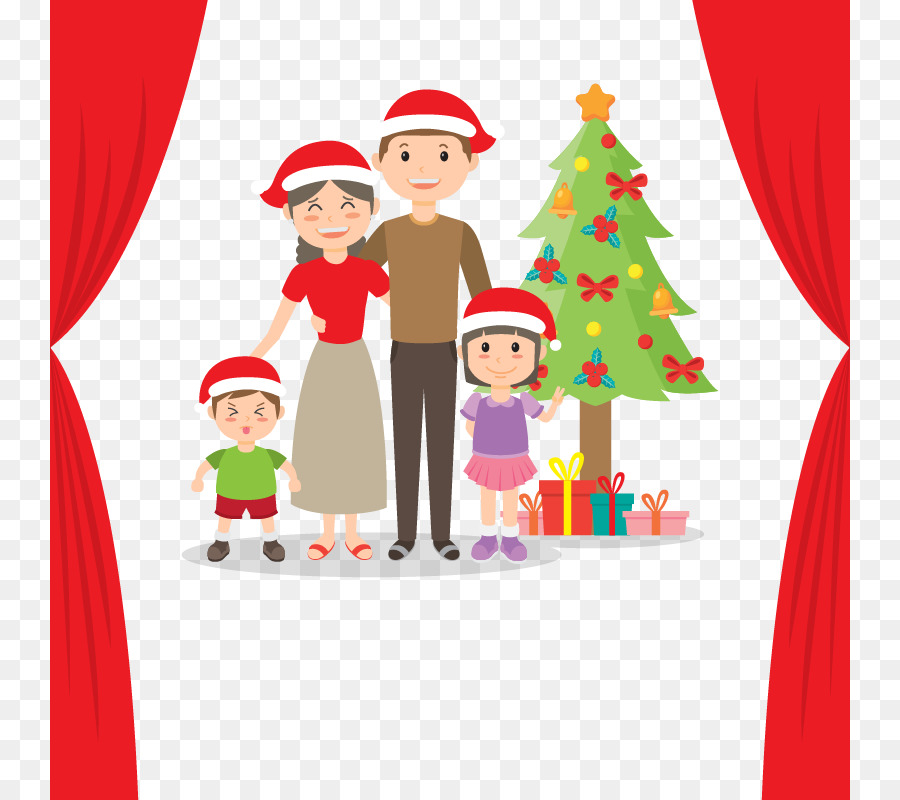 Ornamento di natale, di Babbo Natale, albero di Natale - Natale In Famiglia