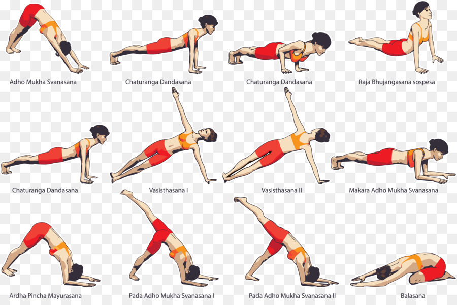 Yoga-Körperliche Bewegung Asana Clip-art - Yoga-Vektor-Bild
