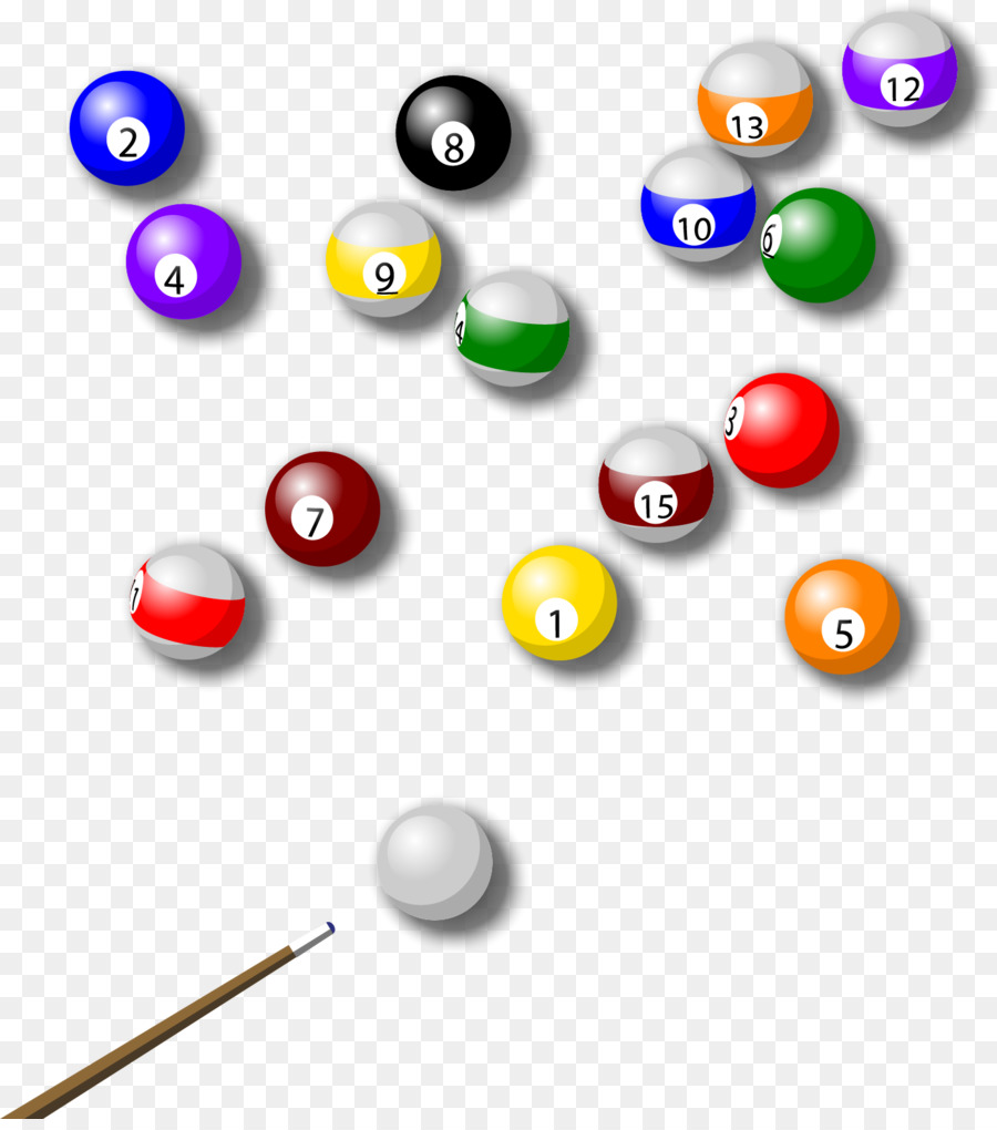 Billard Billardkugel Billard Cue stick - Billardtisch Snooker-Vektor-material