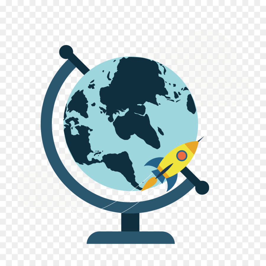 Karte Business-Rocket-Geographic Information System - Vector space rocket