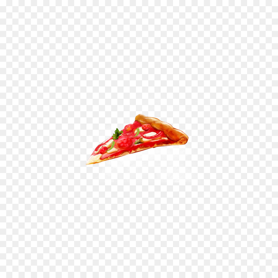 Pizza In Rosso Di Rosso - Un pezzo di pizza rossa