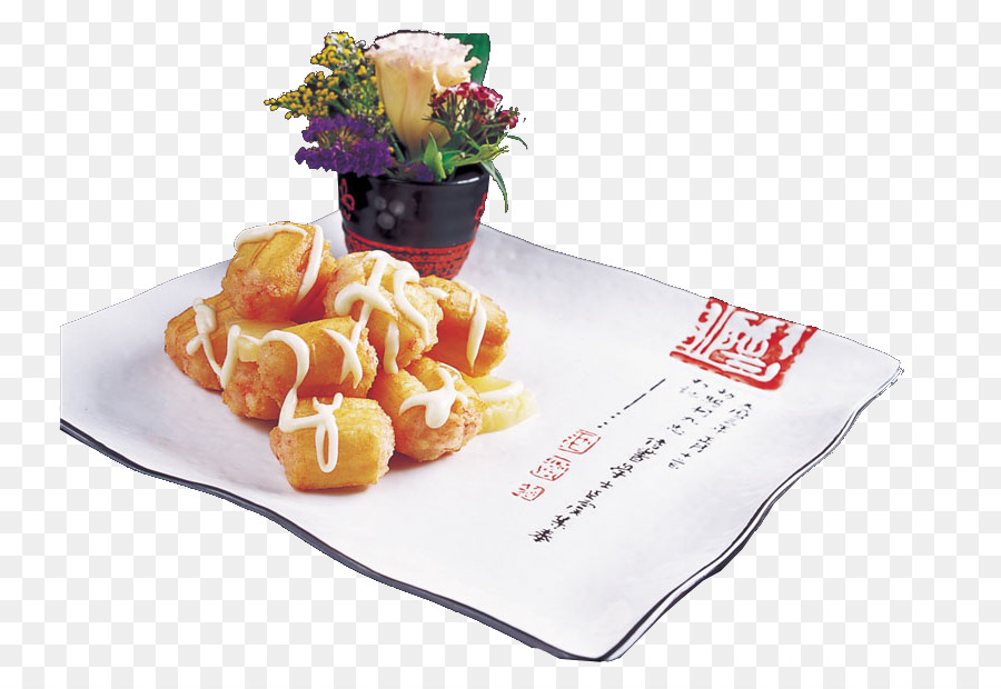 Youtiao Frühstück Ananas-Brötchen Verzetteln chinesische Küche - Ananas-Garnelen-Käse-Dessert