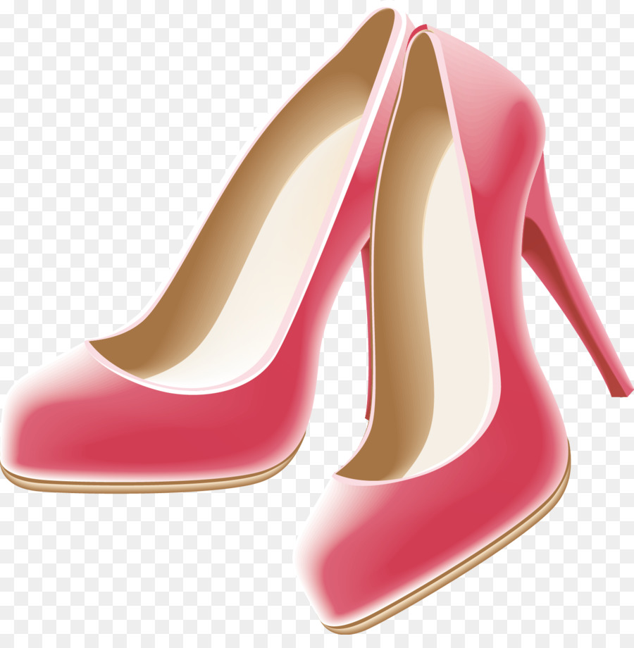 Hochhackige Schuhe Ballett flache Schuh - High heels Vektor