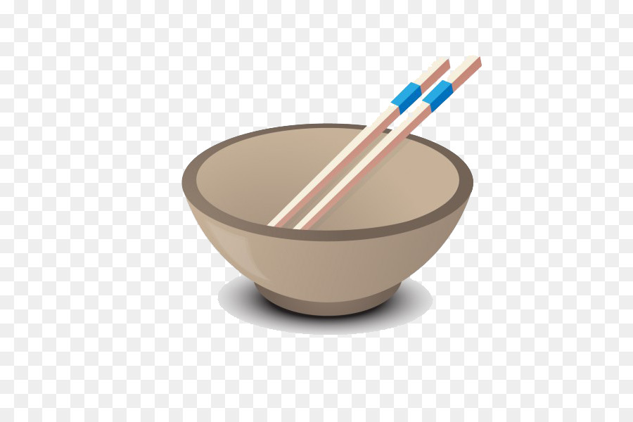 Chinesische Küche-Schüssel-Fotografie-Illustration - Reis-Schüssel und Ess-Stäbchen