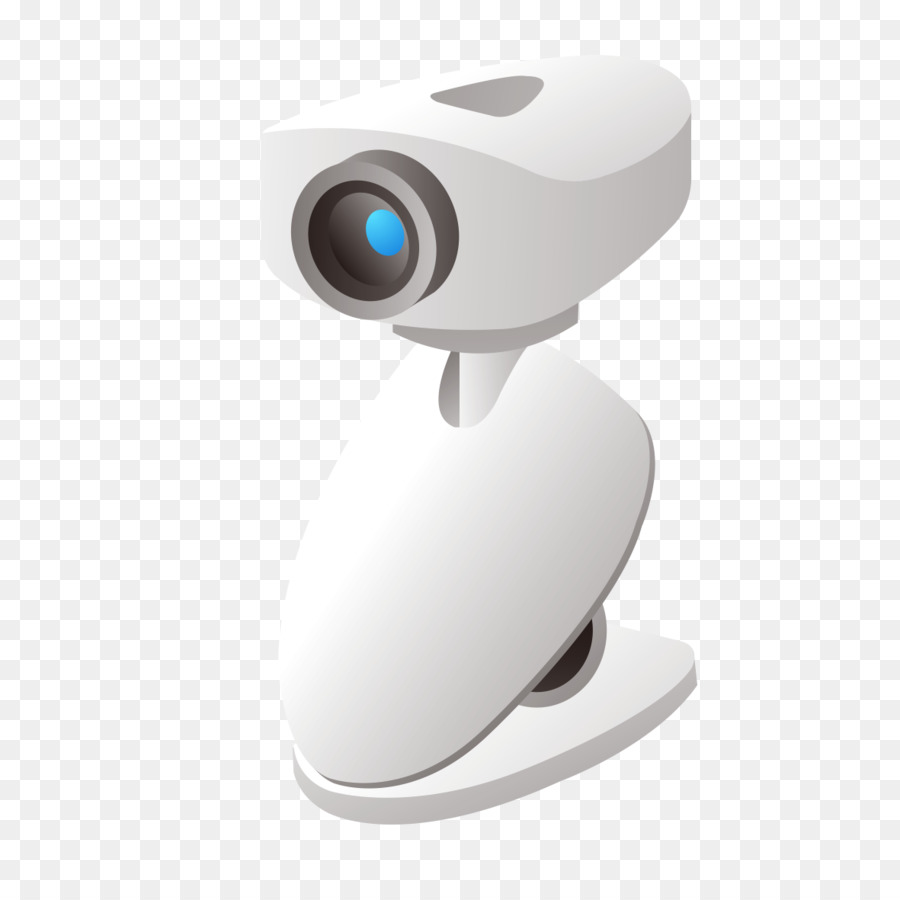 webcam - monitor in bianco grafica