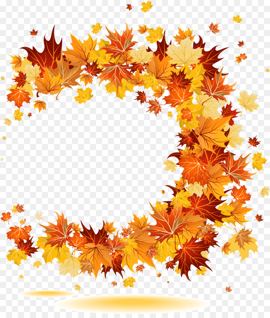 Visual arts Herbst Clip art - Vektor-Herbst-Blätter