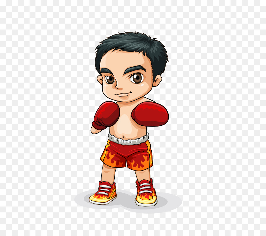 Child Stock-Fotografie-Illustration - Boxing boy