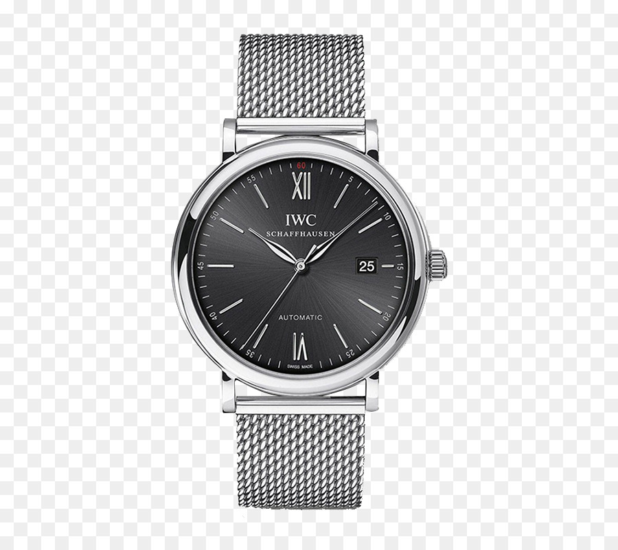 Portofino Internazionale Azienda Orologio Automatico Cinturino di orologio - IWC orologi orologio maschile tabella argento e nero