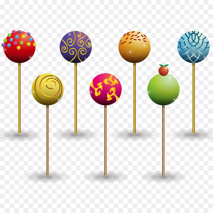 Lollipop-Illustration - Vektor Weihnachten lollipop