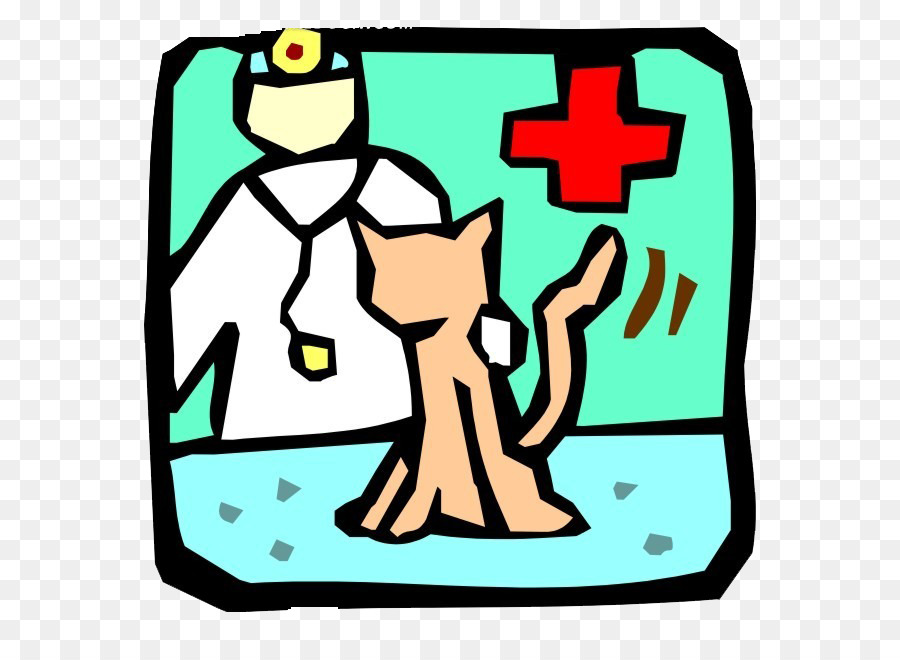 Katze Hund Tierarzt Pet clipart - Weiß Tierarzt Grünen Hintergrund