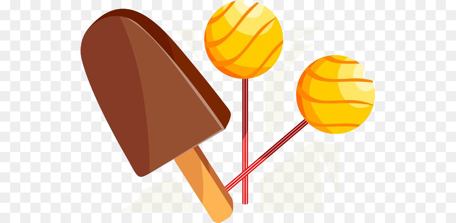 Eis-Lutscher-Candy Zeichnung - Eis am Stiel und lollipop