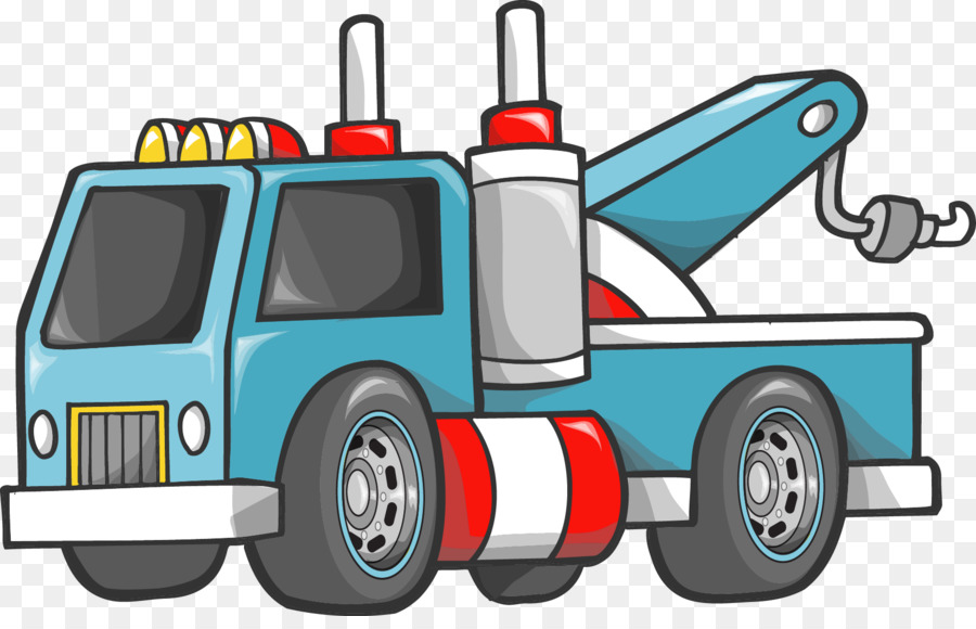 Auto Pickup-Clip-Art: Transport-Abschleppwagen Clip-art - Vektor-cartoon-Kran