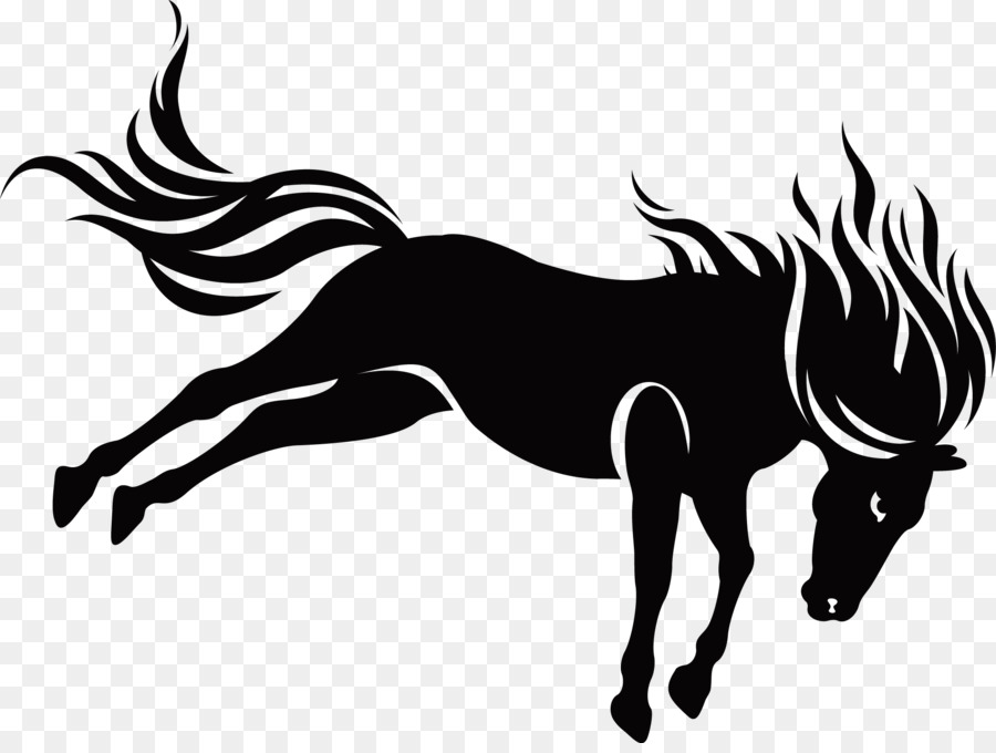 Con Ngựa Tự Do Adobe - Con ngựa tay sơn trang trí véc tơ