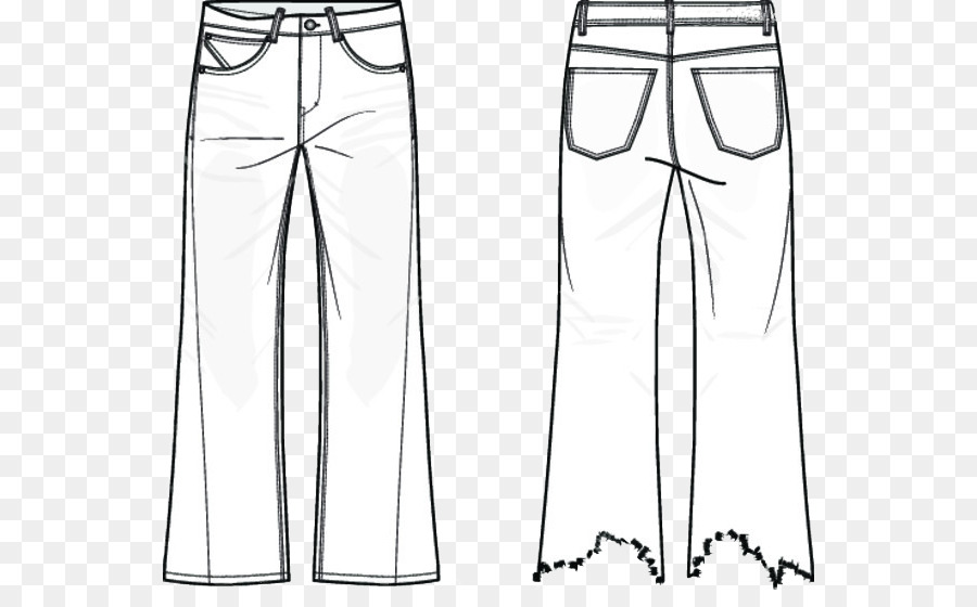 Mode Jeans Jeans-Kleid-Muster - Jeans-Stil