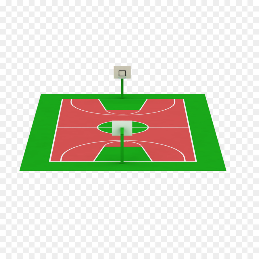 Basket Plastica Verde - rosso, verde, campo da basket