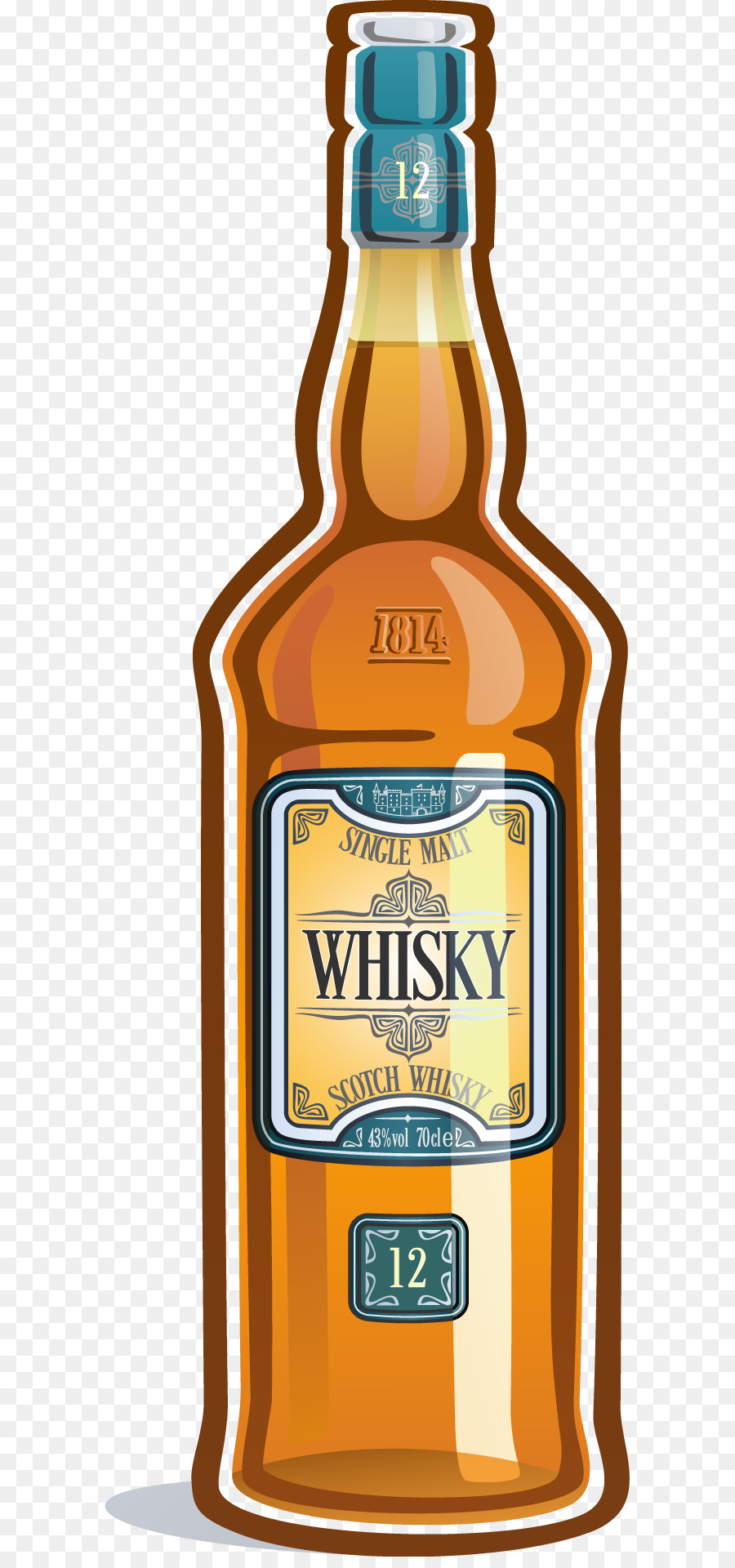 Whisky Bia Rượu Tennessee Rượu whisky - trang trí chai