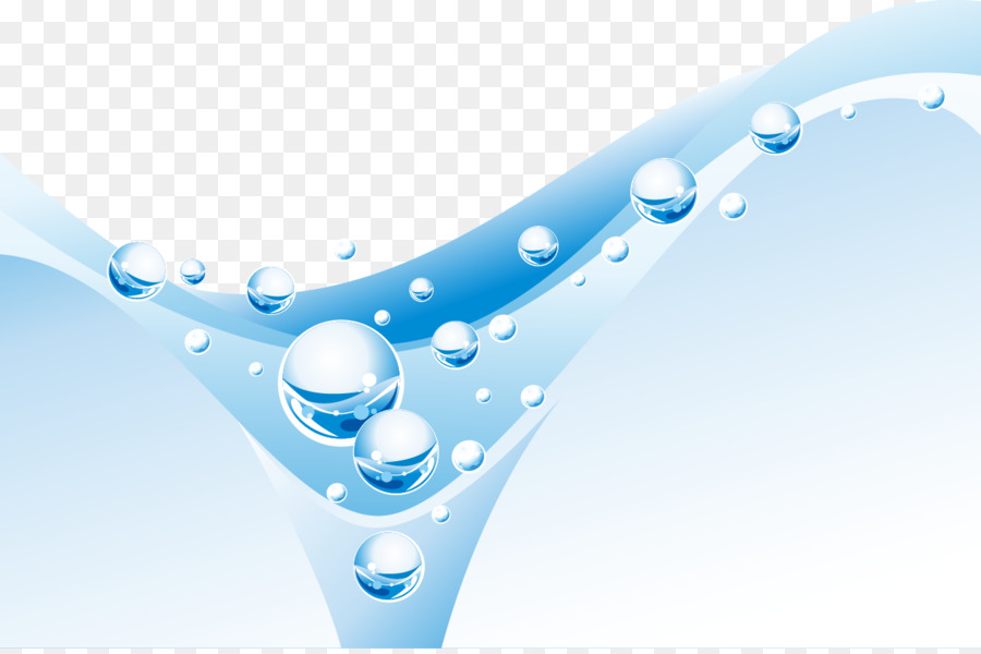 Wasser-Tropfen-Wave Clip-art - Frisch und fantastisch Wasser Tropfen