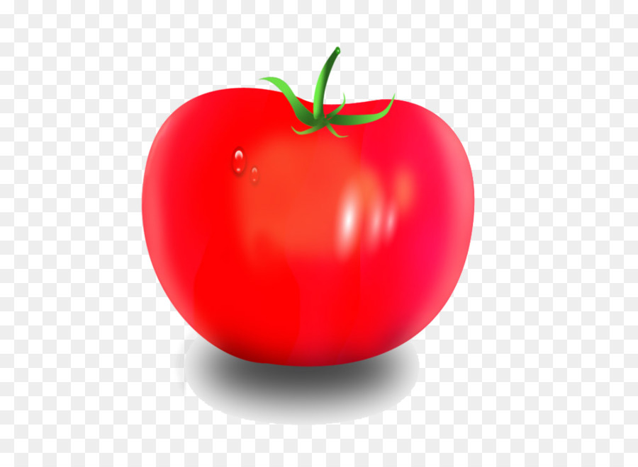 Pomodoro Dieta alimentare Apple alimenti Naturali - Frutta dipinta, immagine 3d 3d vettoriale di frutta
