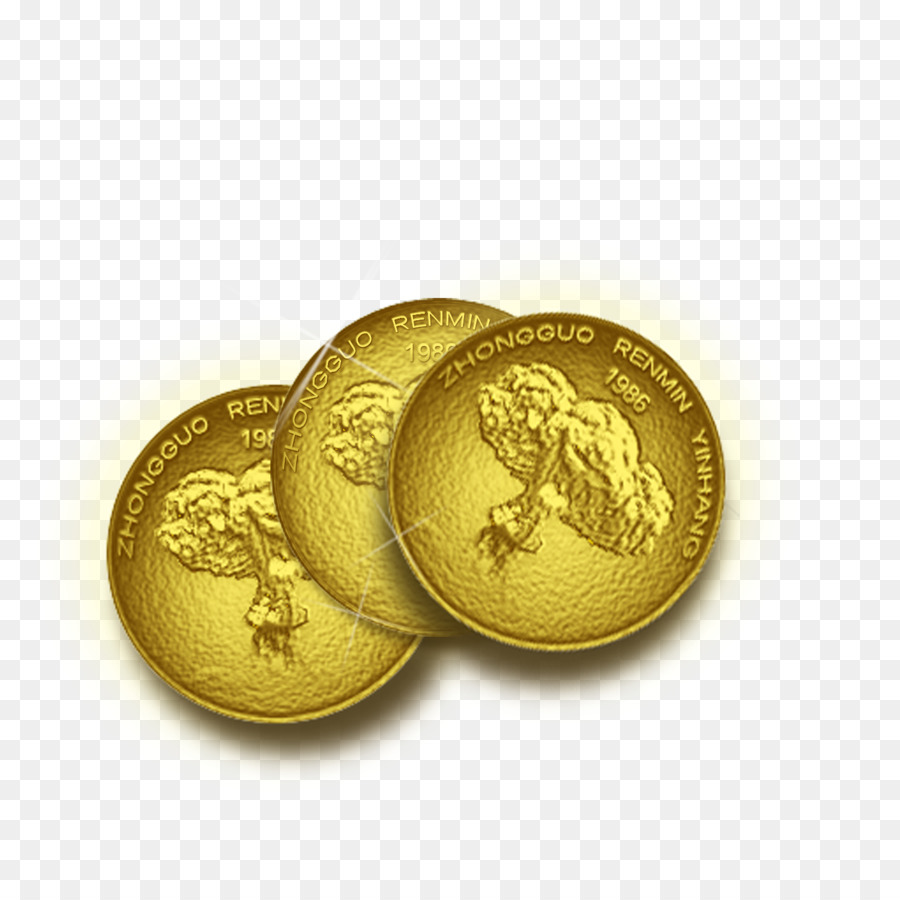 Moneta d'oro Oro moneta Icona - Monete d'oro