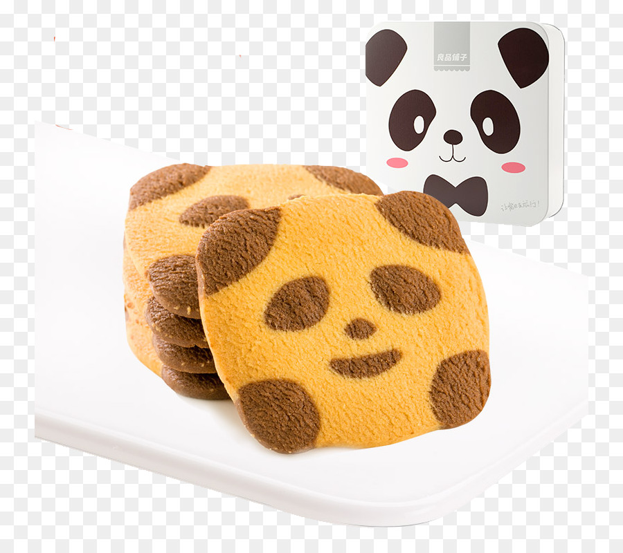 Frühstück, Bäckerei, Chocolate ice cream Cookie-Keks - Panda-Kekse