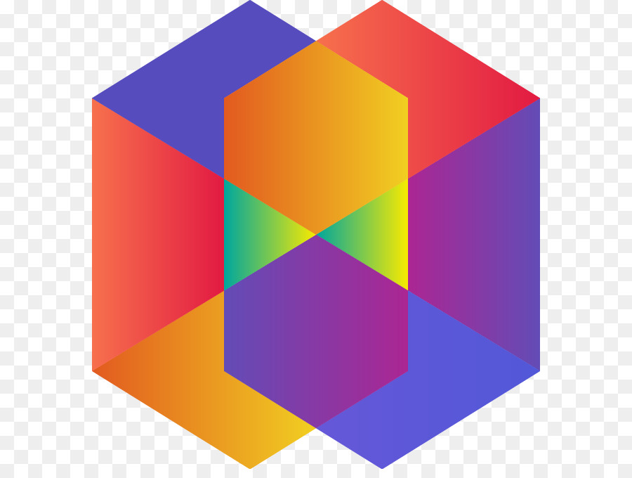Forma Geometria Poligonale Modello - Astratto colorato forme geometriche modello