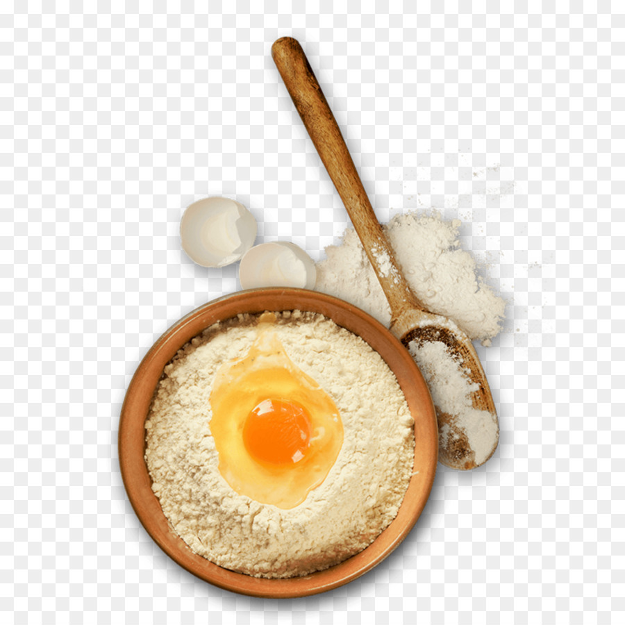 Uovo fritto Scone Farina - Farina uova lievito in materiale