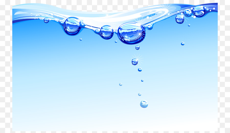 Wasser-Tropfen-Poster Blase - Frische Wassertropfen Wasserzeichen