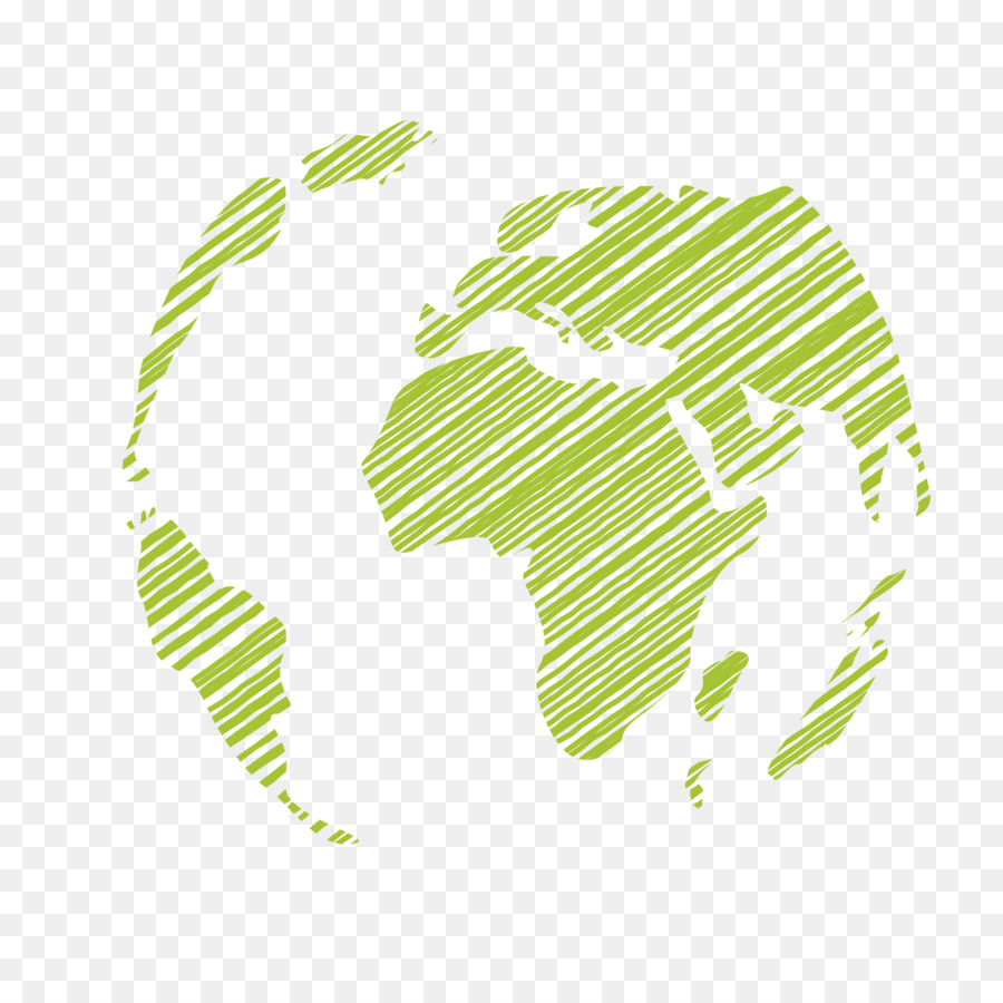Erde-Candle-Grafik-design - Vektor von hand bemalt, grüne Erde