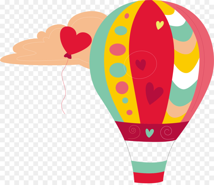 Cartoon-Royalty-free Download clipart - Cartoon Heißluftballon