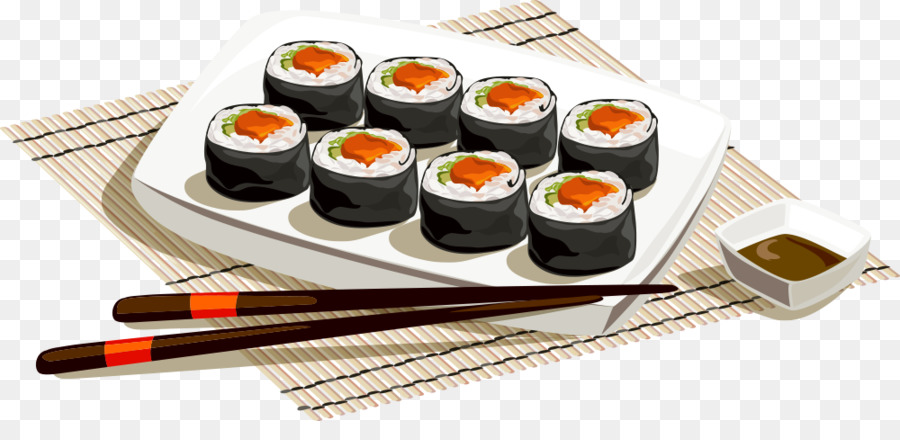 Sushi Món Nhật bản Cá lát - véc tơ sushi