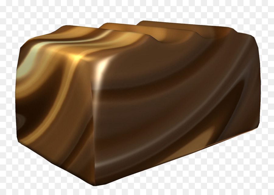 Metall-Rechteck - Schokolade