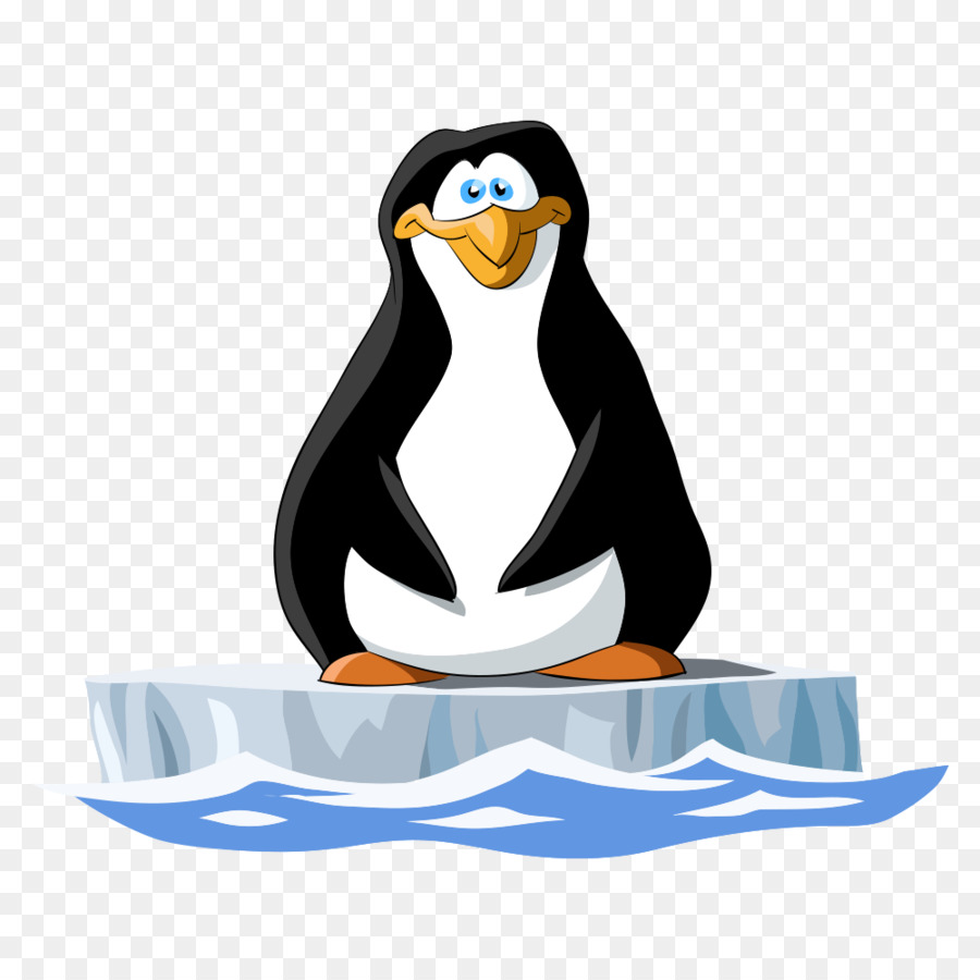 Pinguin-Cartoon-Abbildung - Vektor-Pinguin