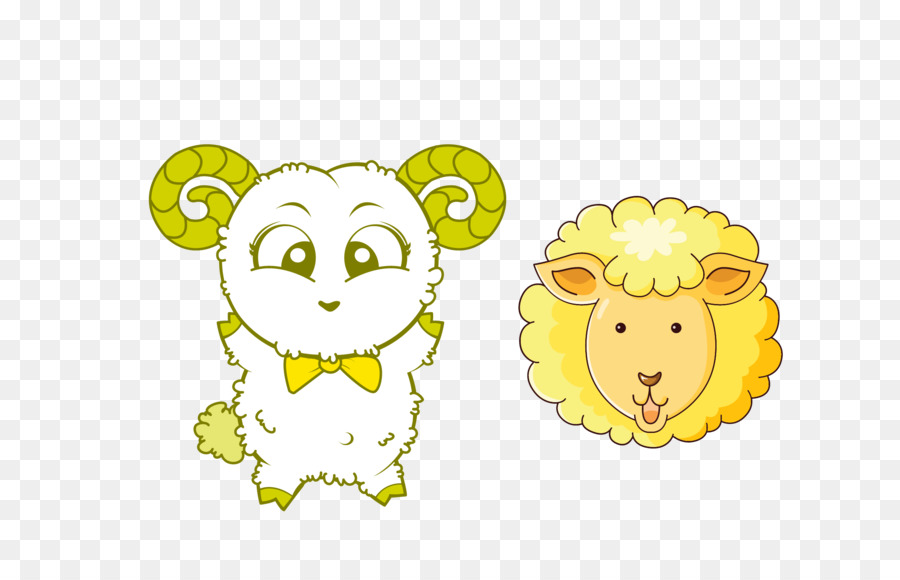 Pecore Cartoon u7f8a Illustrazione - pecore