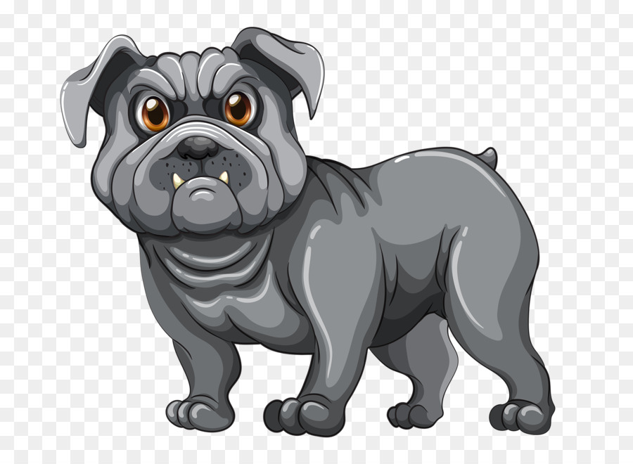 Pug Shar Pei Cucciolo di Cane di razza cane da compagnia - cartoon cucciolo