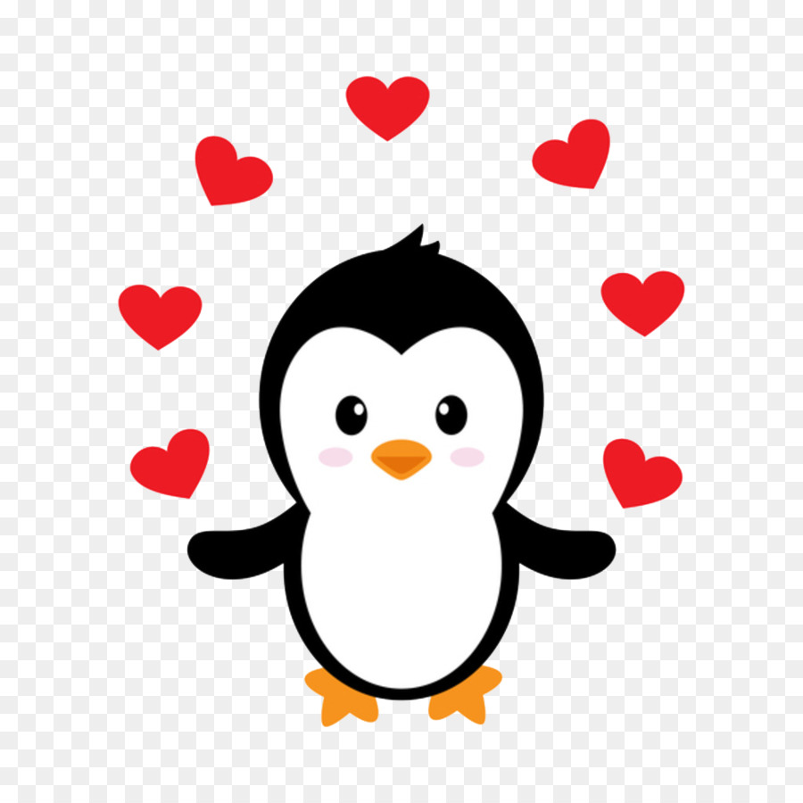 Chim cánh cụt phim Hoạt hình Vẽ Clip nghệ thuật - Swing chim cánh cụt png  tải về - Miễn phí trong suốt Trái Tim png Tải về.