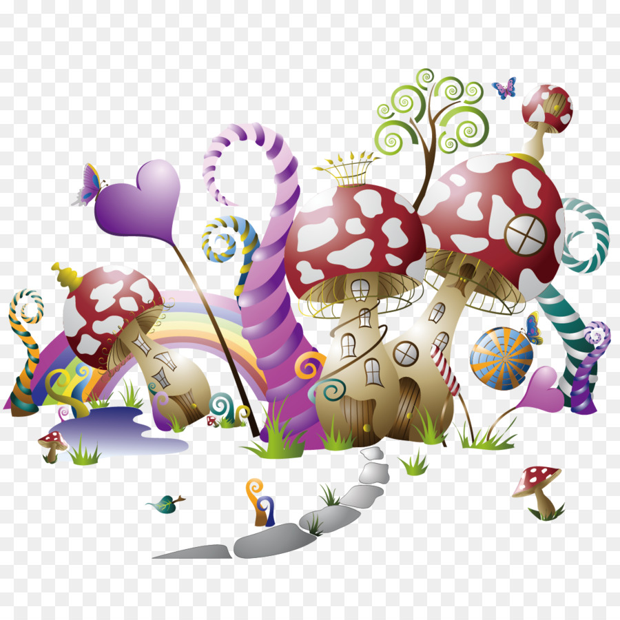 fiaba, illustrazione - creative funghi