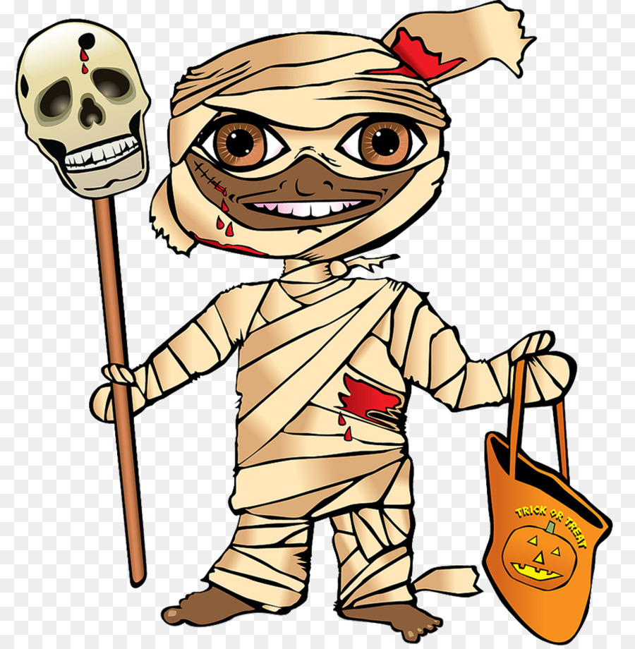 Mumie Halloween-Trick-or-Behandlung, die Clip-art - Halloween-Mumie