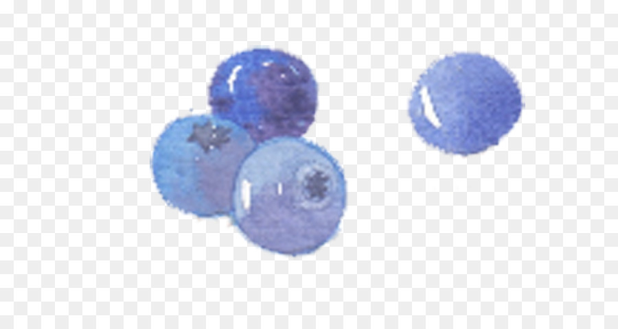 Heidelbeer-Illustration - Hand-bemalt blueberry