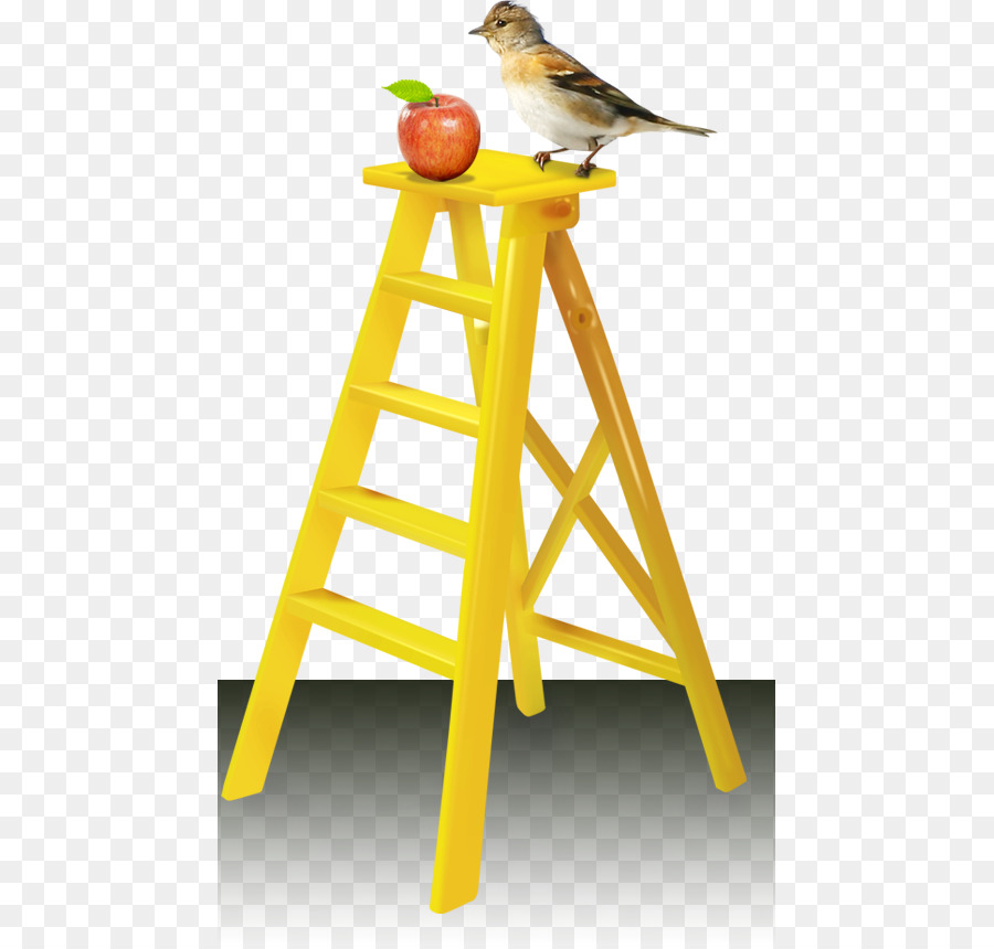 Apple Ladder - Gelbe Leiter Vogel-apple material