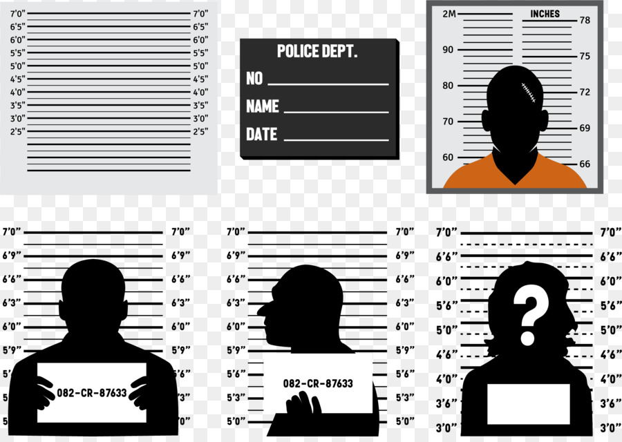 Fahndungsfoto Gefängnis-Police station - Cartoon-Stil Gefängnis Gesicht Fotos