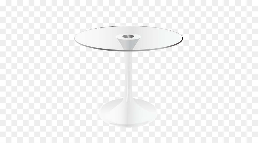 Winkel - Runde Glas Tisch