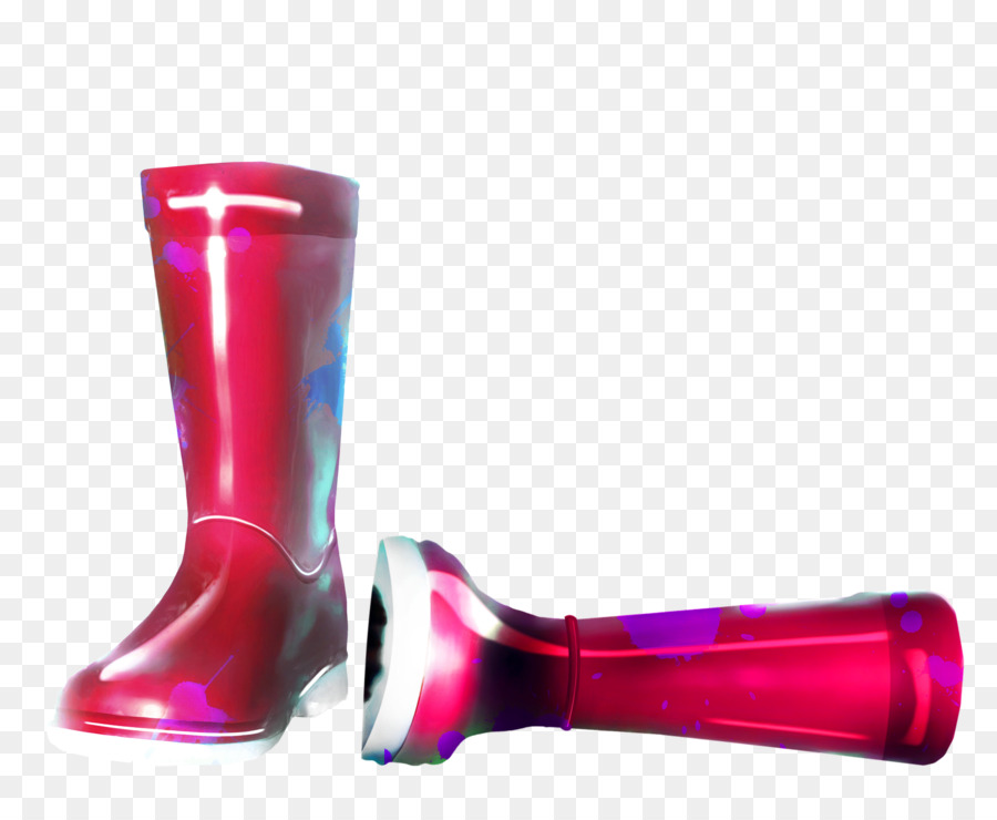 Colore Pioggia Blu Wellington boot - Rose rosso dipinti a mano, stivali da pioggia materiale libero di tirare