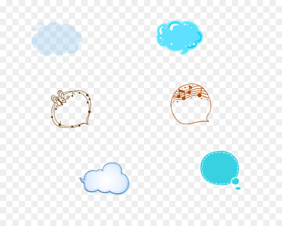 Cloud Download Sprechblase - Süße Wolke
