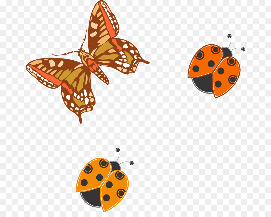 Monarca, farfalla, Insetto effetto Farfalla - Insetti Free Vector effetto Farfalla elemento di tirare il materiale