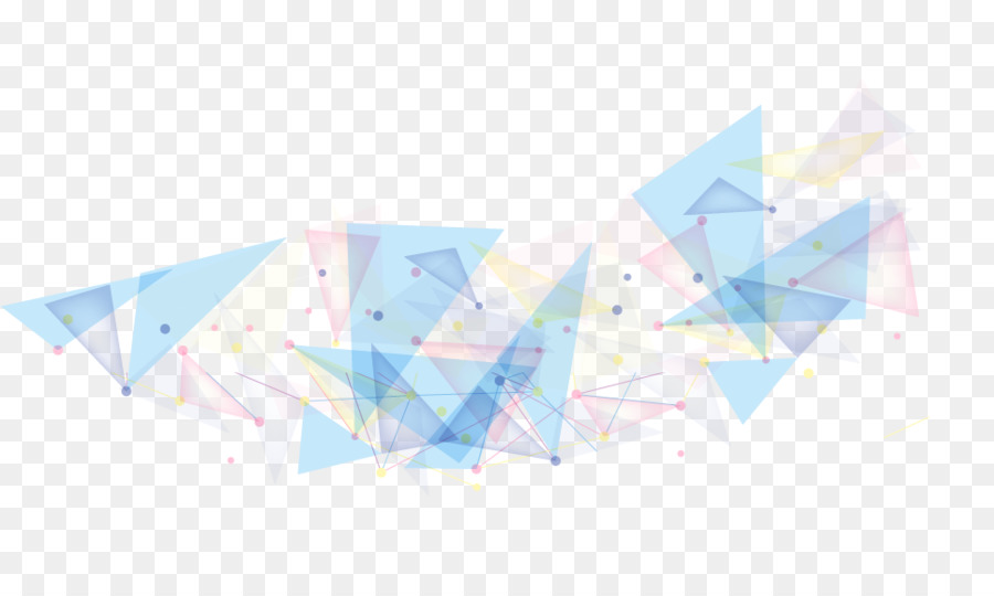 Dreieck-Polygon-Geometrie - Bunte Vektor-polygon